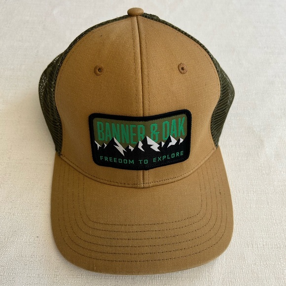 Banner & Oak Truckers Hat w/Bighorn Mountains Patch - Picture 12 of 12